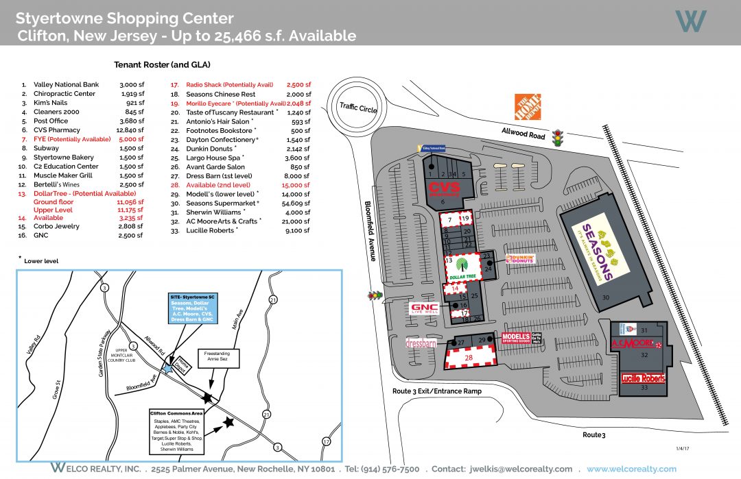 Clifton Styertowne Shopping Center Welco Realty